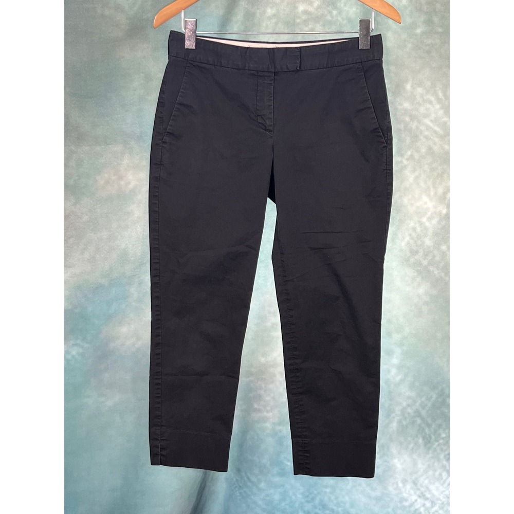 Theory Ibbey C Westside Black Cropped Trousers Pants Size 4 A104210R